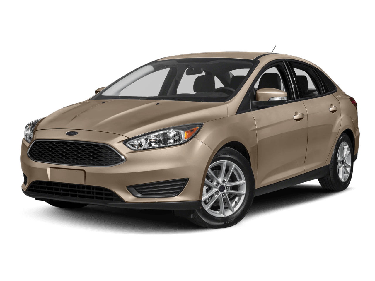 2017 Ford Focus SEL Sedan - Front 3/4, facing to the left