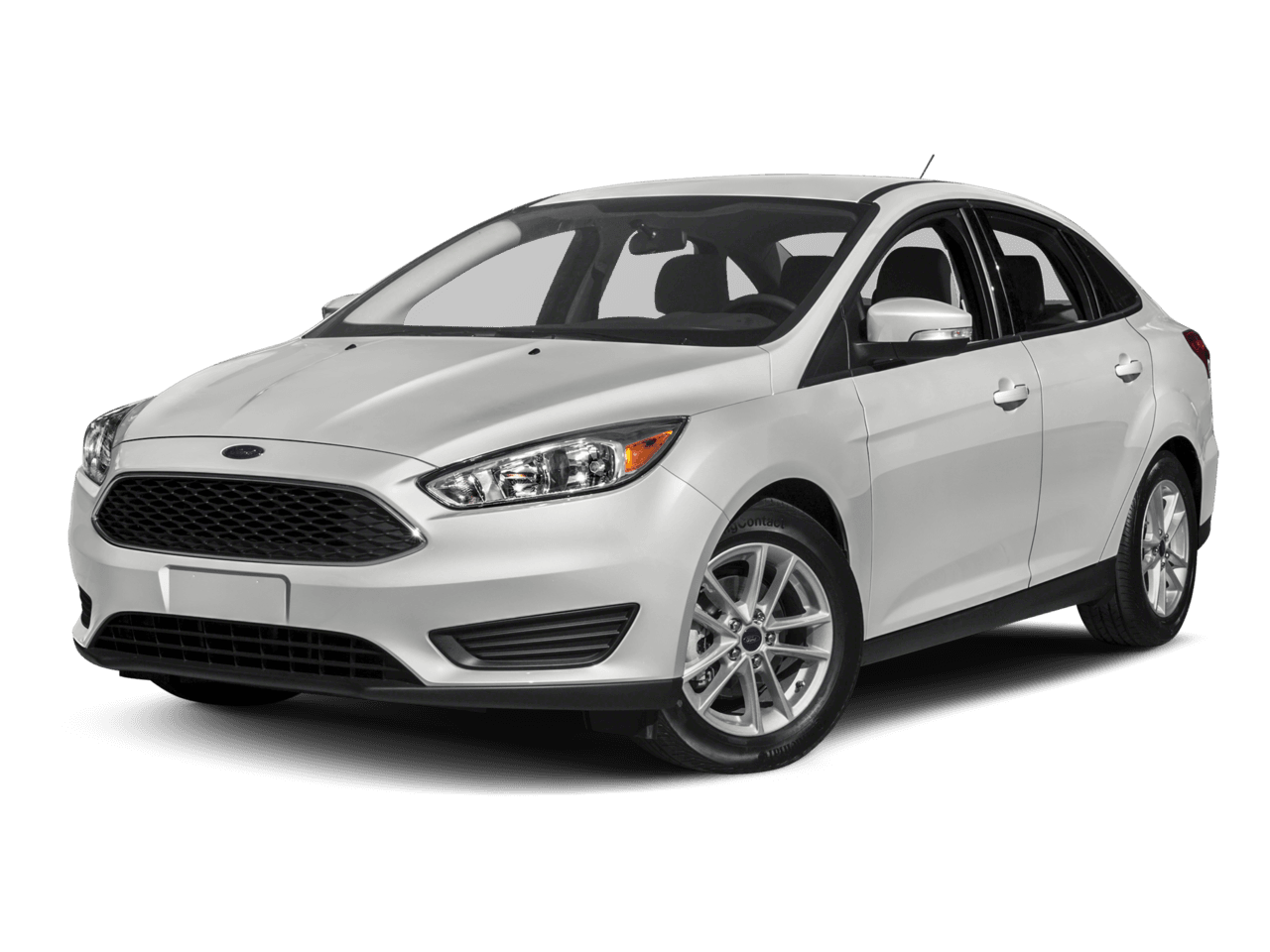 2017 Ford Focus SEL Sedan - Front 3/4, facing to the left