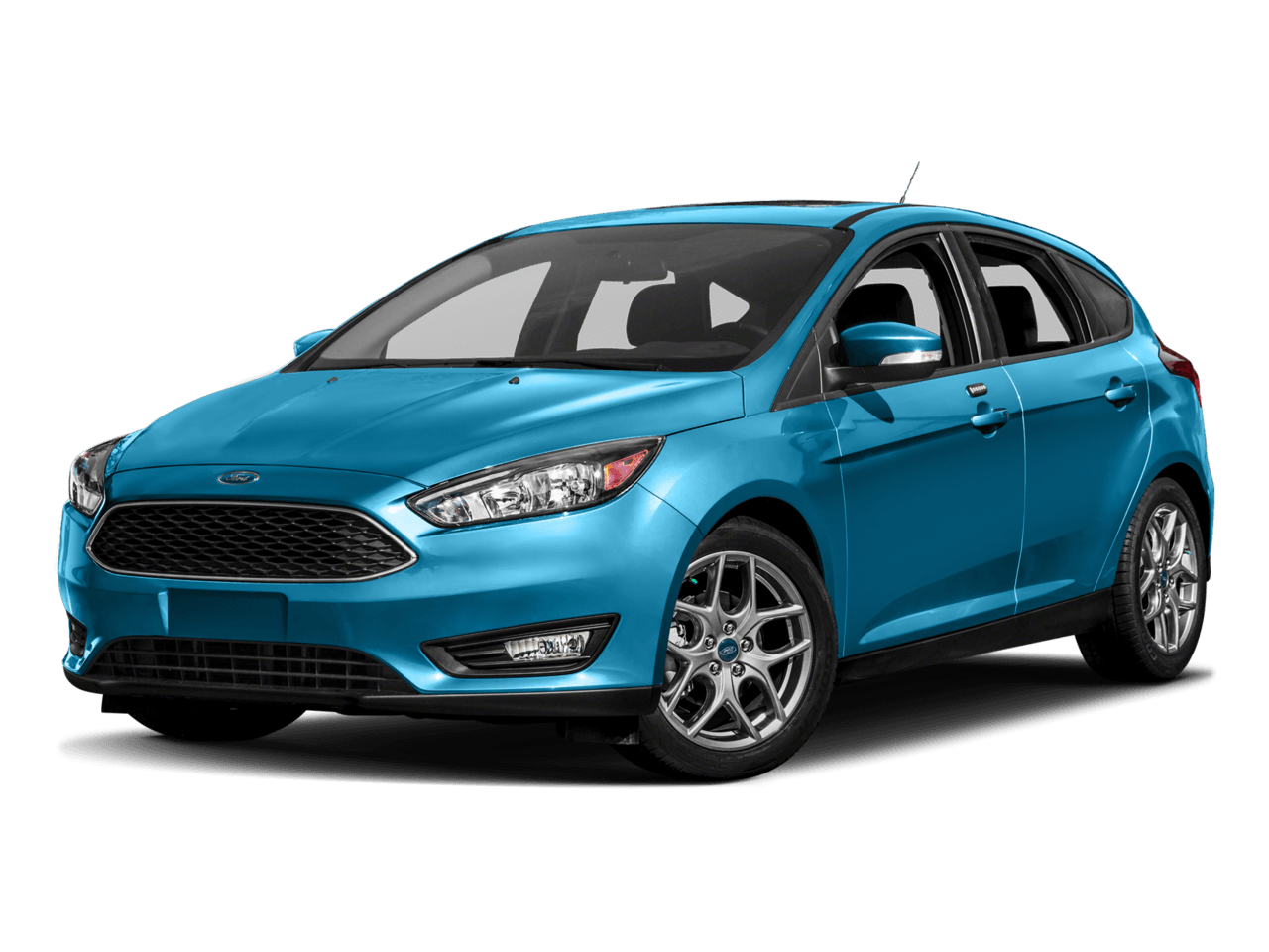 2017 Ford Focus SEL Hatch - Front 3/4, facing to the left