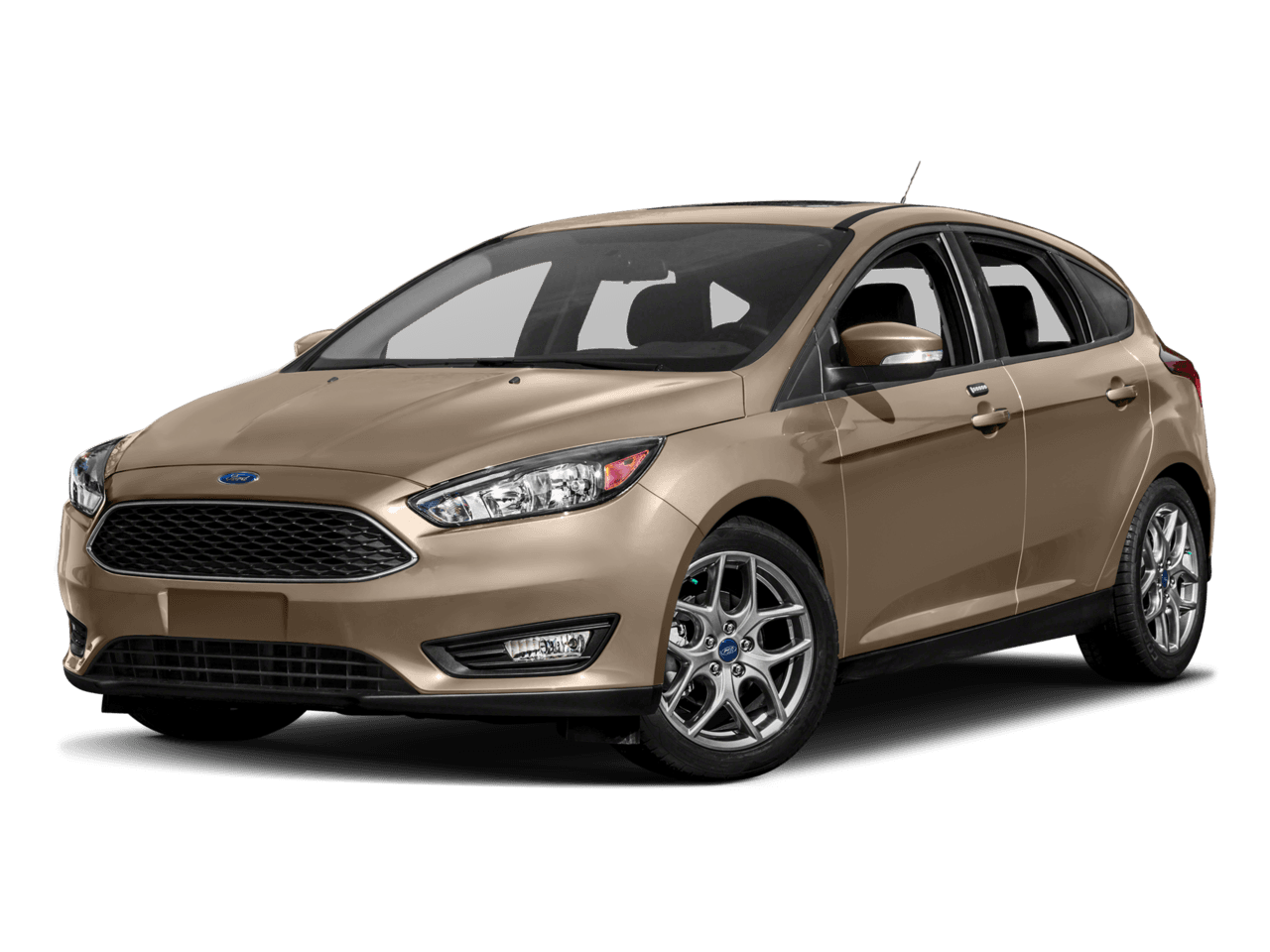 2017 Ford Focus SEL Hatch - Front 3/4, facing to the left