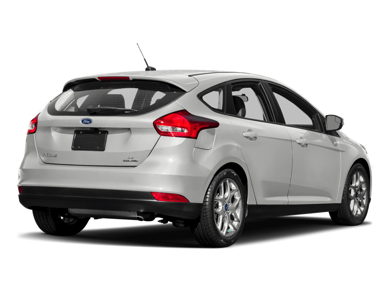 2017 Ford Focus SEL Hatch - Rear 3/4, facing to the right