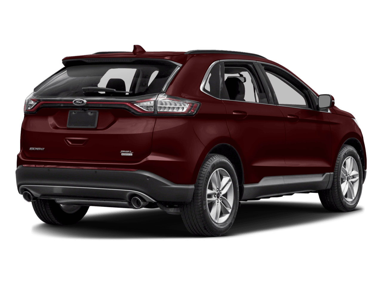 2017 Ford Edge SEL FWD - Rear 3/4, facing to the right