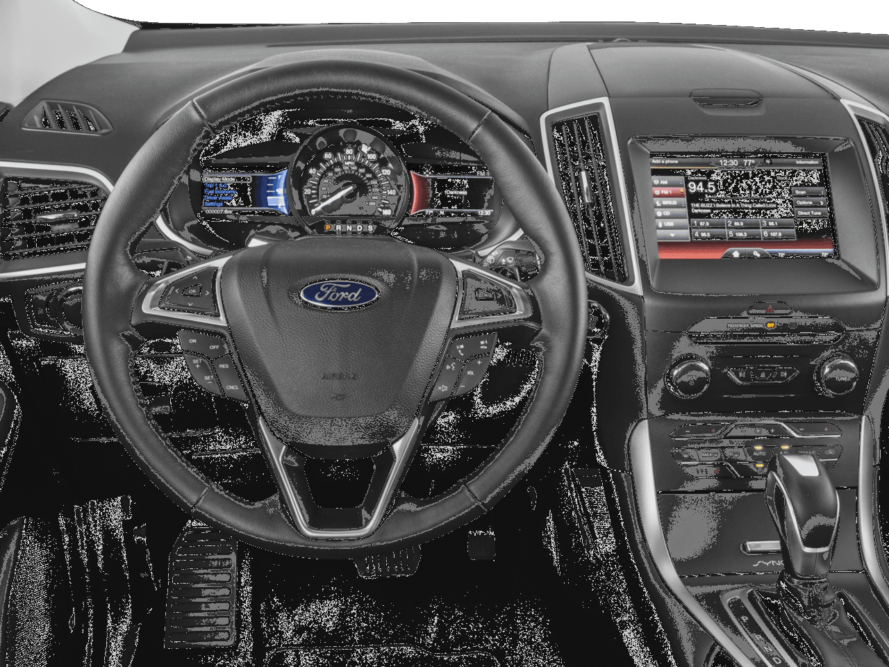 2017 Ford Edge SE AWD - Interior Drivers Dash