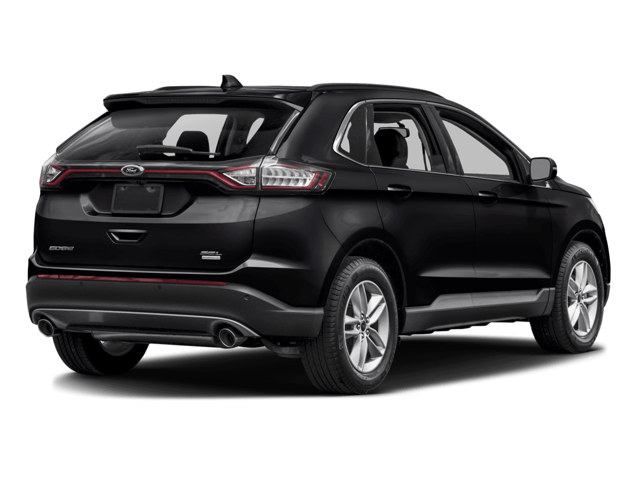 2017 Ford Edge SE AWD - Rear 3/4, facing to the right