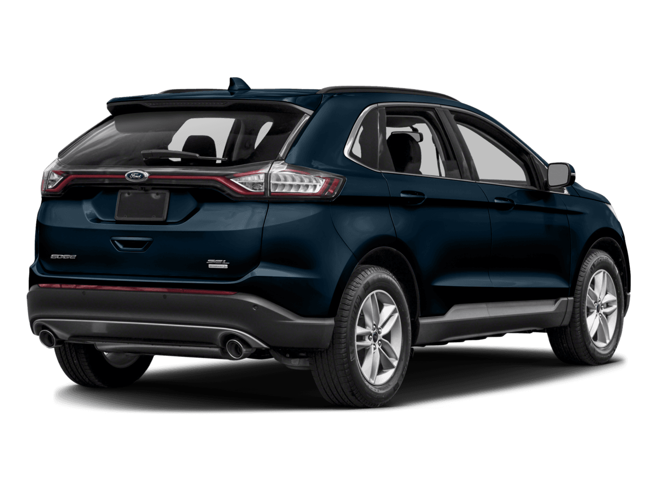 2017 Ford Edge SEL AWD - Rear 3/4, facing to the right