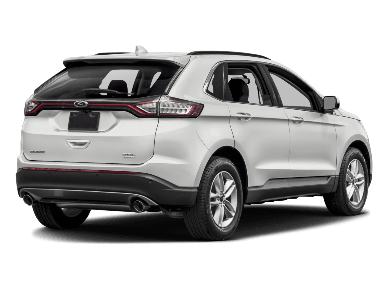 2017 Ford Edge SEL AWD - Rear 3/4, facing to the right