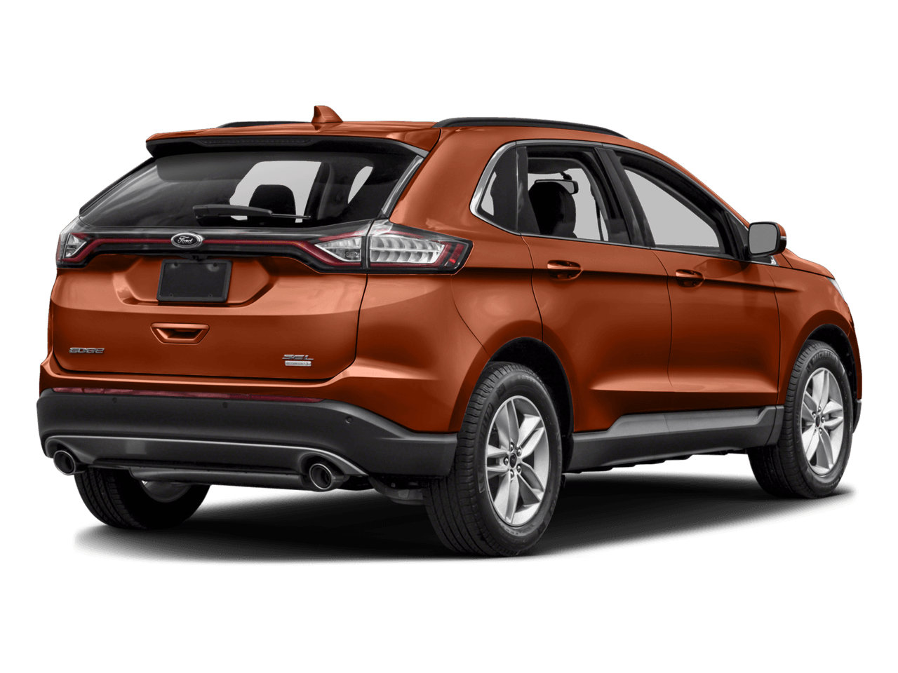 2017 Ford Edge Titanium AWD - Rear 3/4, facing to the right