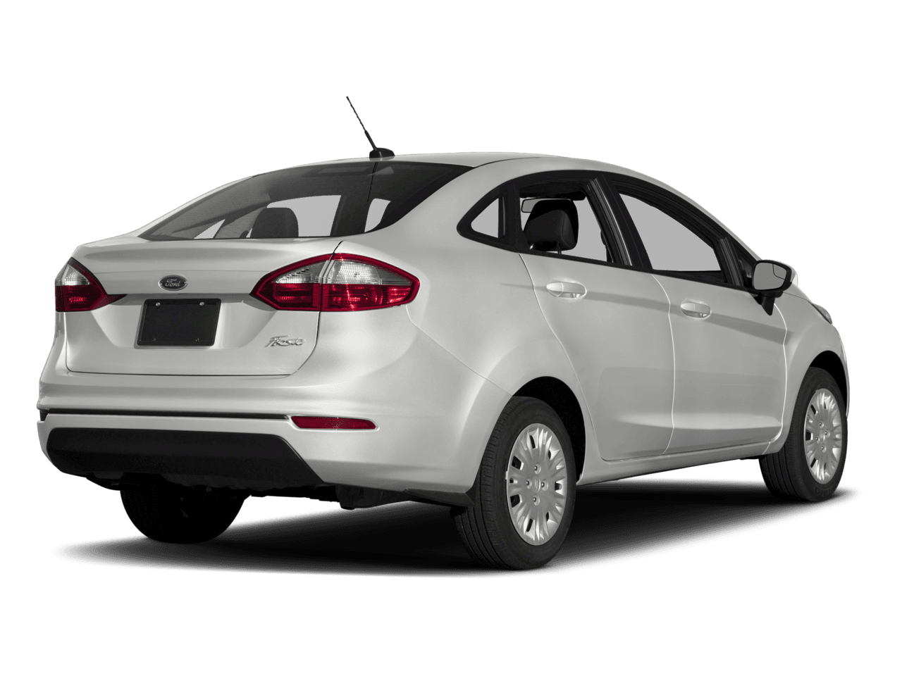 2017 Ford Fiesta S Sedan - Rear 3/4, facing to the right