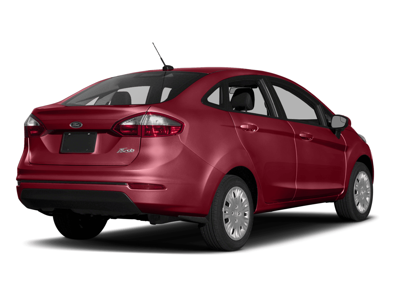 2017 Ford Fiesta SE Sedan - Rear 3/4, facing to the right