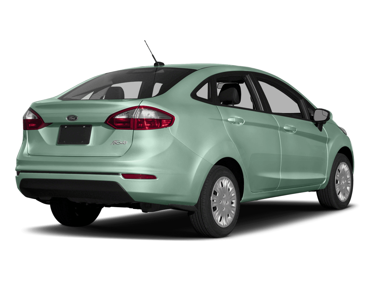 2017 Ford Fiesta SE Sedan - Rear 3/4, facing to the right