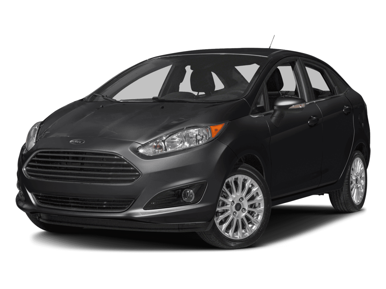 2017 Ford Fiesta Titanium Sedan - Front 3/4, facing to the left