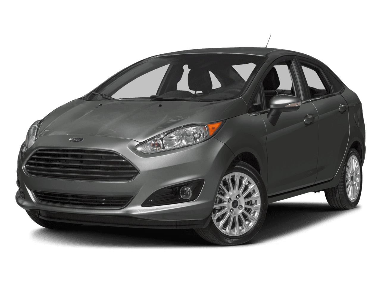 2017 Ford Fiesta Titanium Sedan - Front 3/4, facing to the left