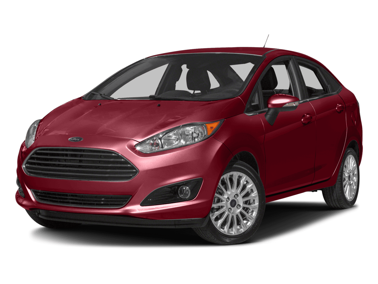2017 Ford Fiesta Titanium Sedan - Front 3/4, facing to the left