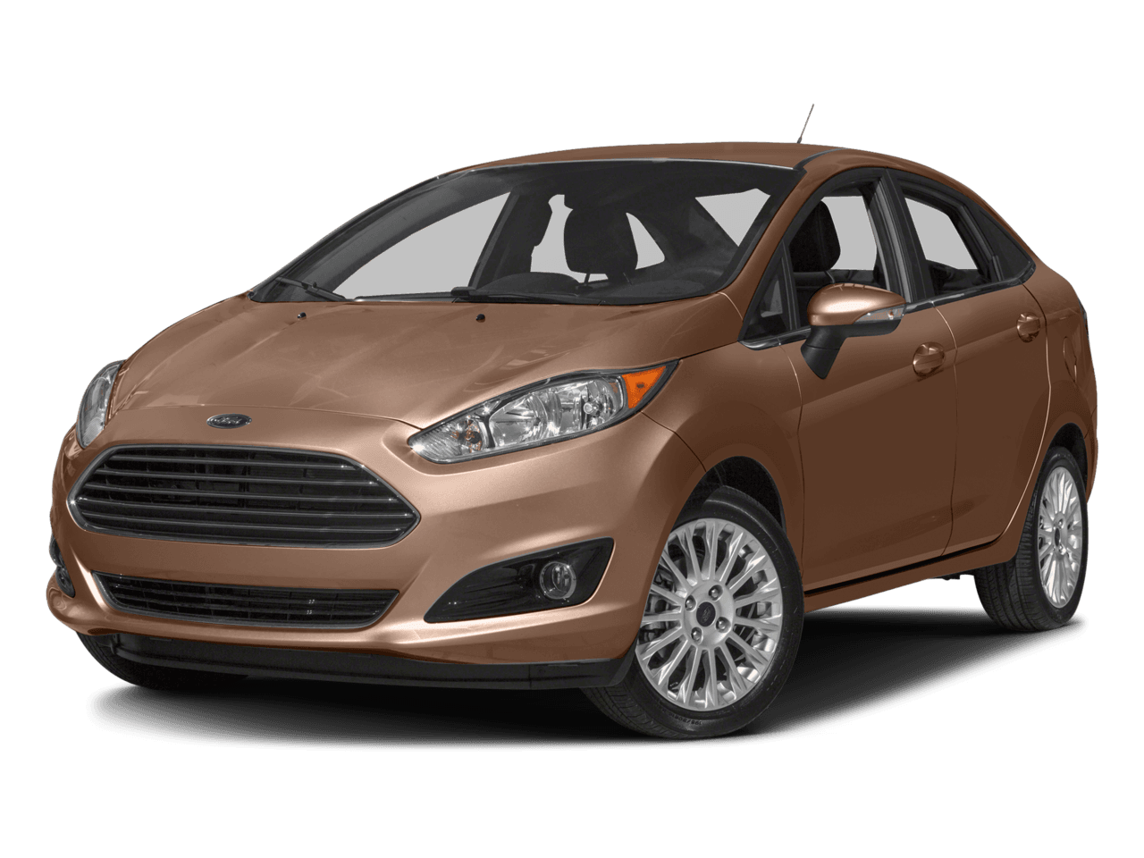 2017 Ford Fiesta Titanium Sedan - Front 3/4, facing to the left