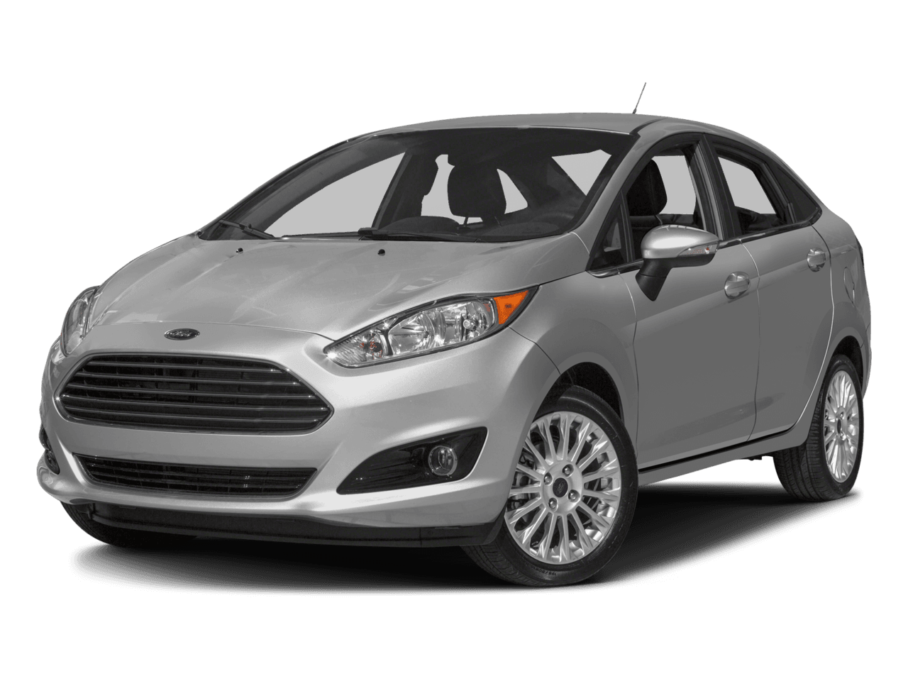 2017 Ford Fiesta Titanium Sedan - Front 3/4, facing to the left