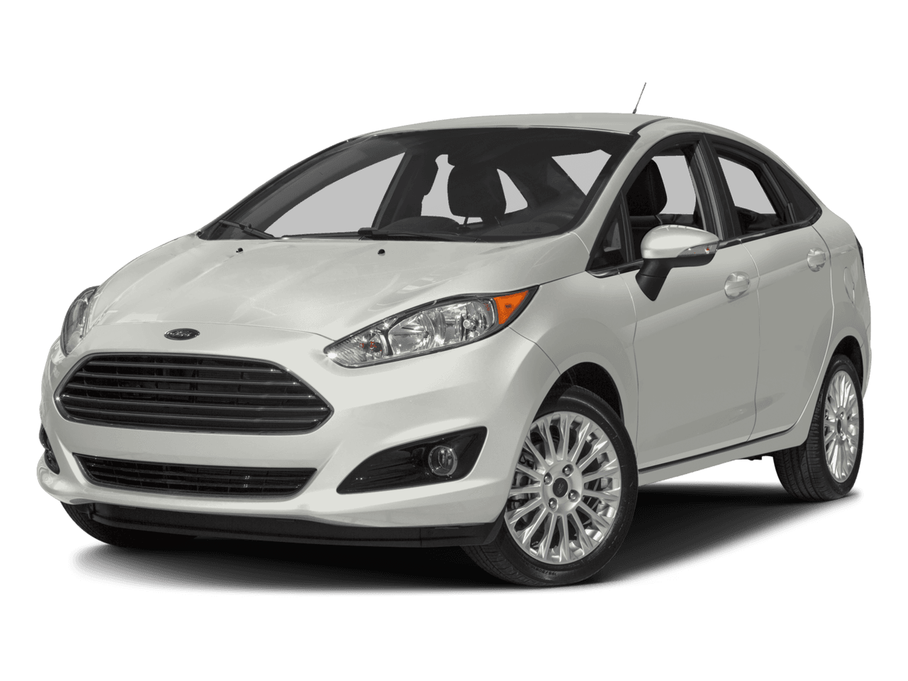 2017 Ford Fiesta Titanium Sedan - Front 3/4, facing to the left