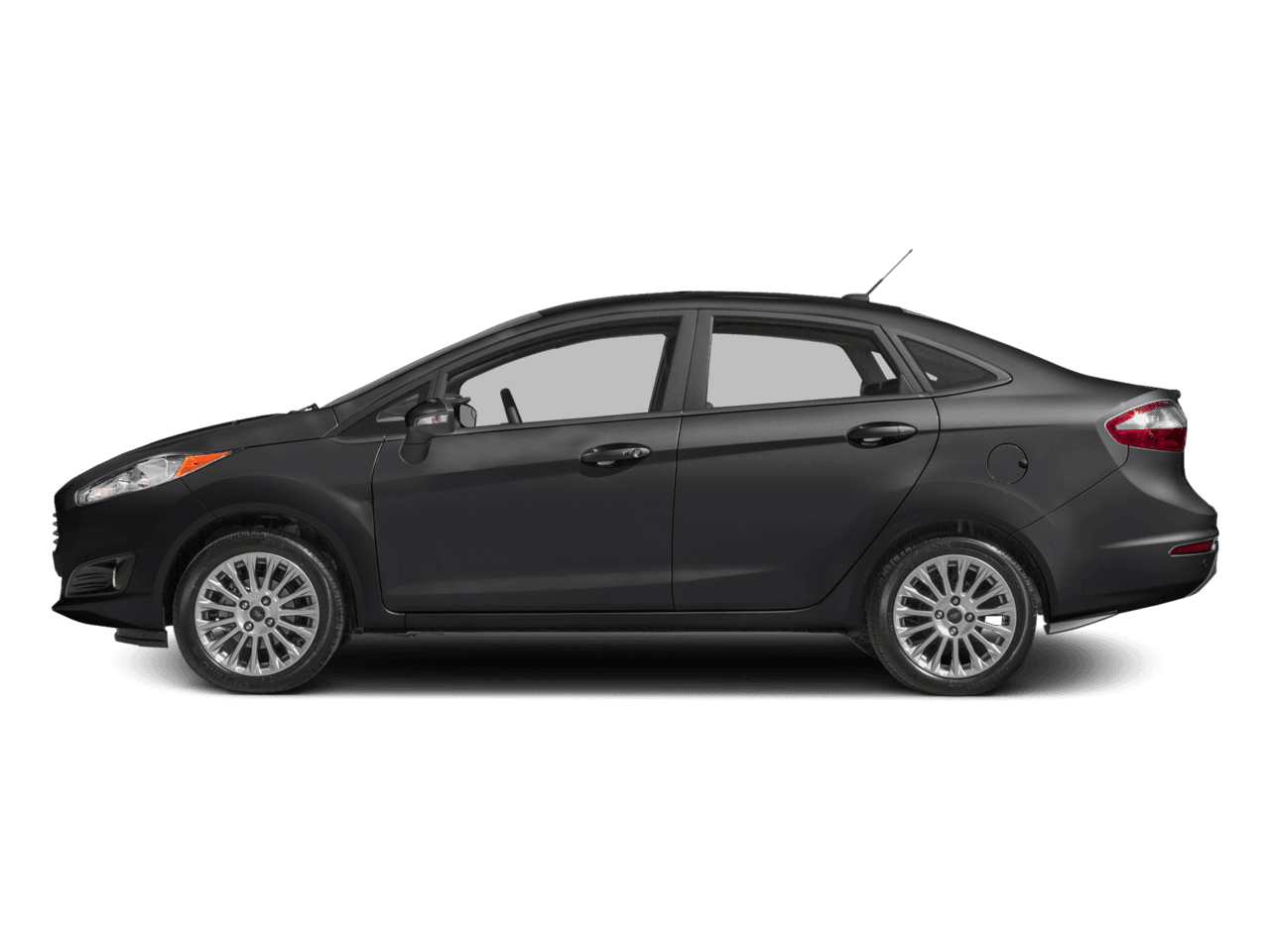 2017 Ford Fiesta Titanium Sedan - Profile, facing to the left