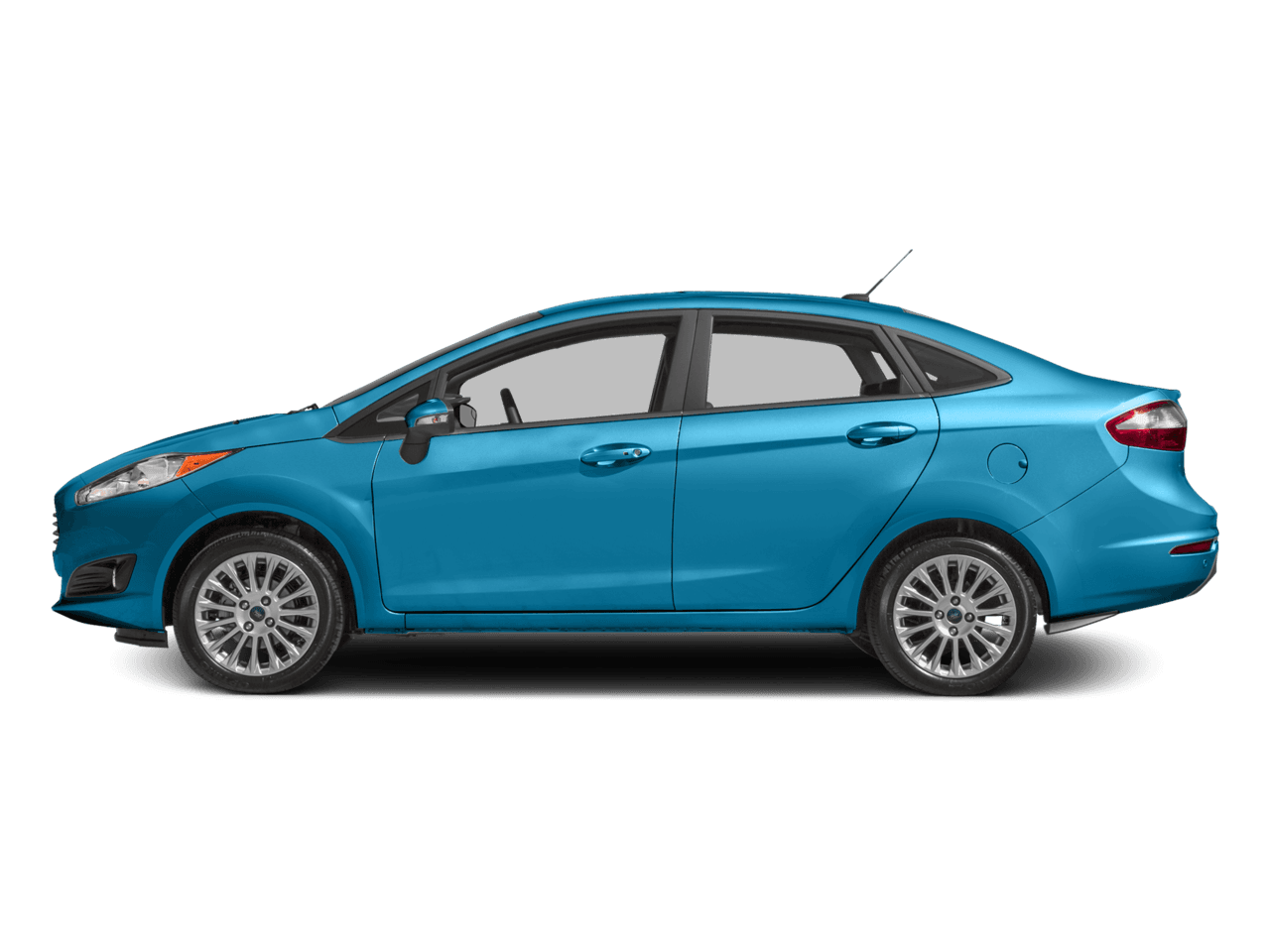 2017 Ford Fiesta Titanium Sedan - Profile, facing to the left