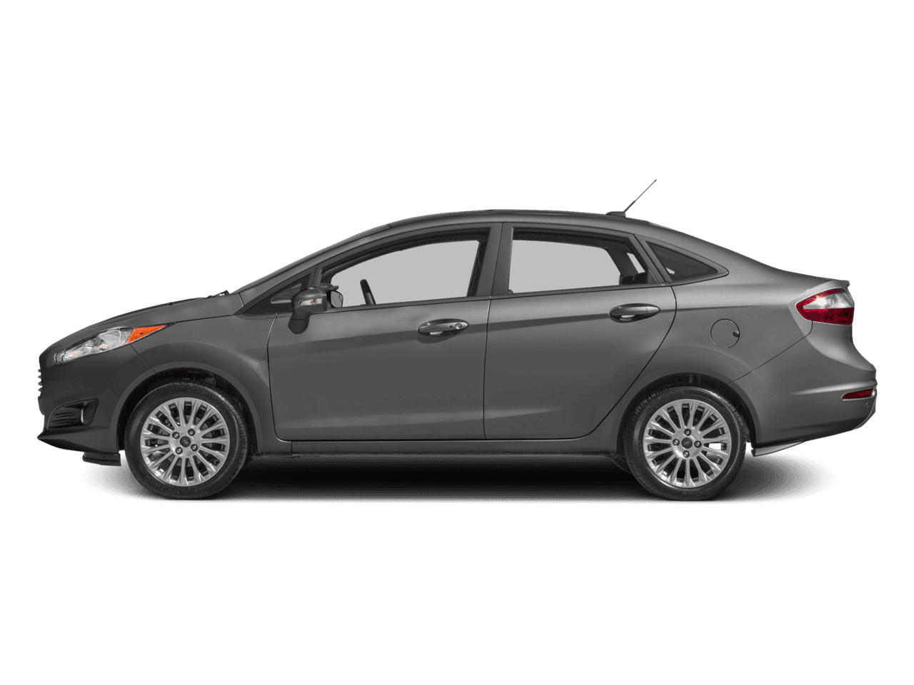2017 Ford Fiesta Titanium Sedan - Profile, facing to the left
