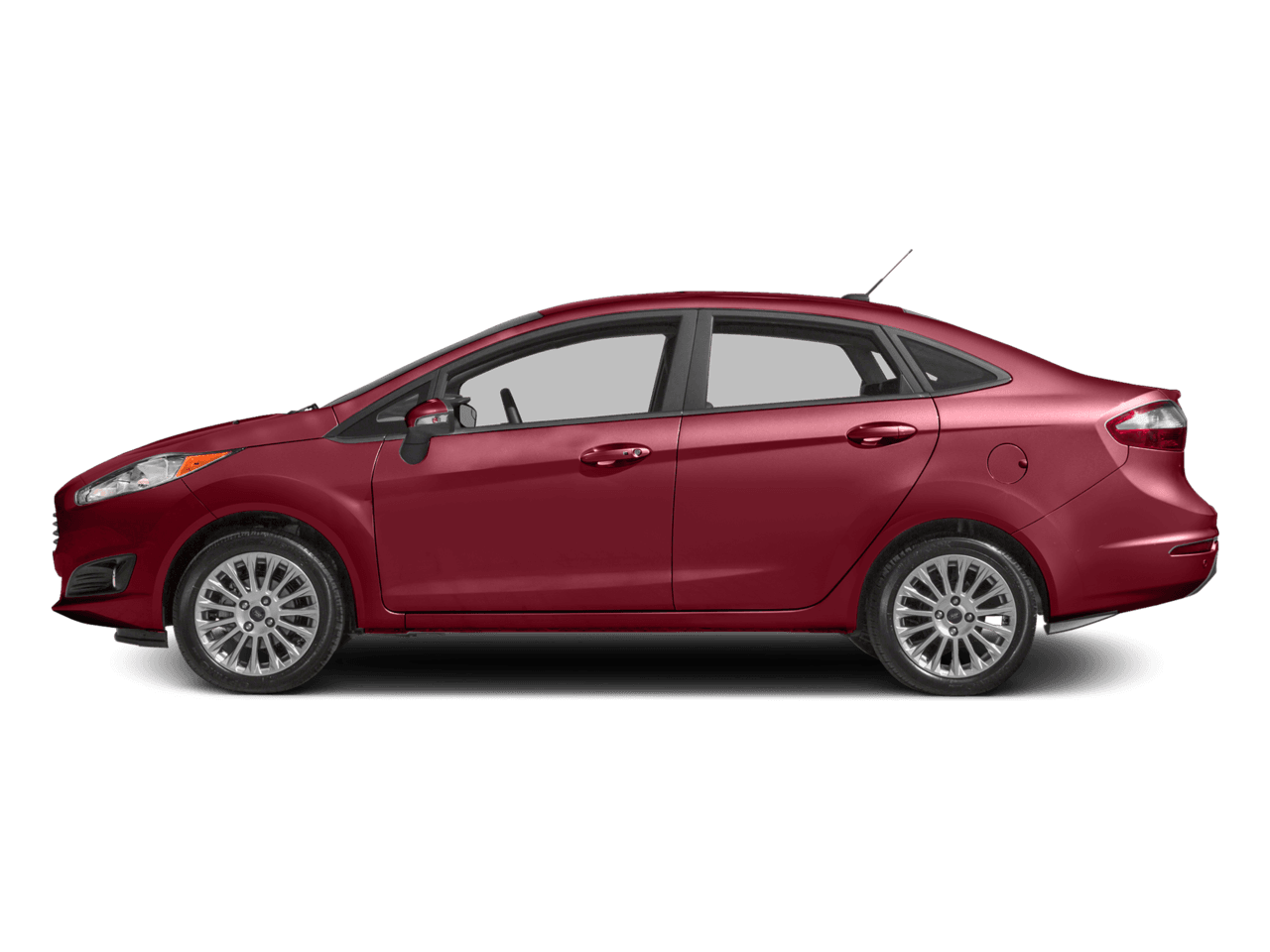 2017 Ford Fiesta Titanium Sedan - Profile, facing to the left