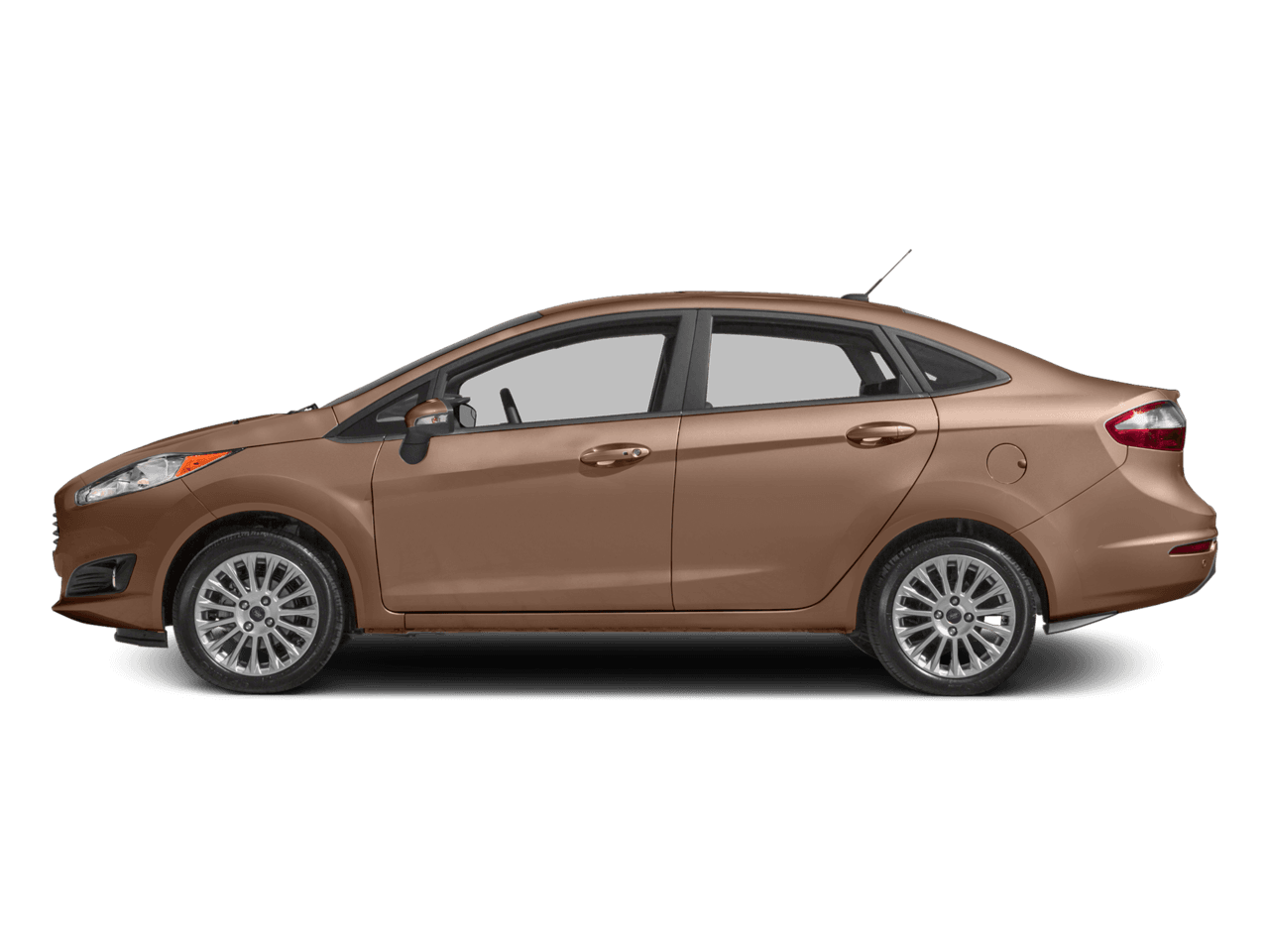 2017 Ford Fiesta Titanium Sedan - Profile, facing to the left