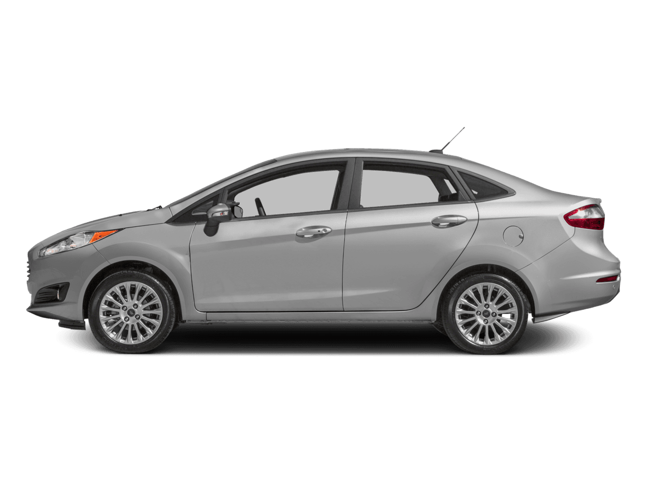 2017 Ford Fiesta Titanium Sedan - Profile, facing to the left