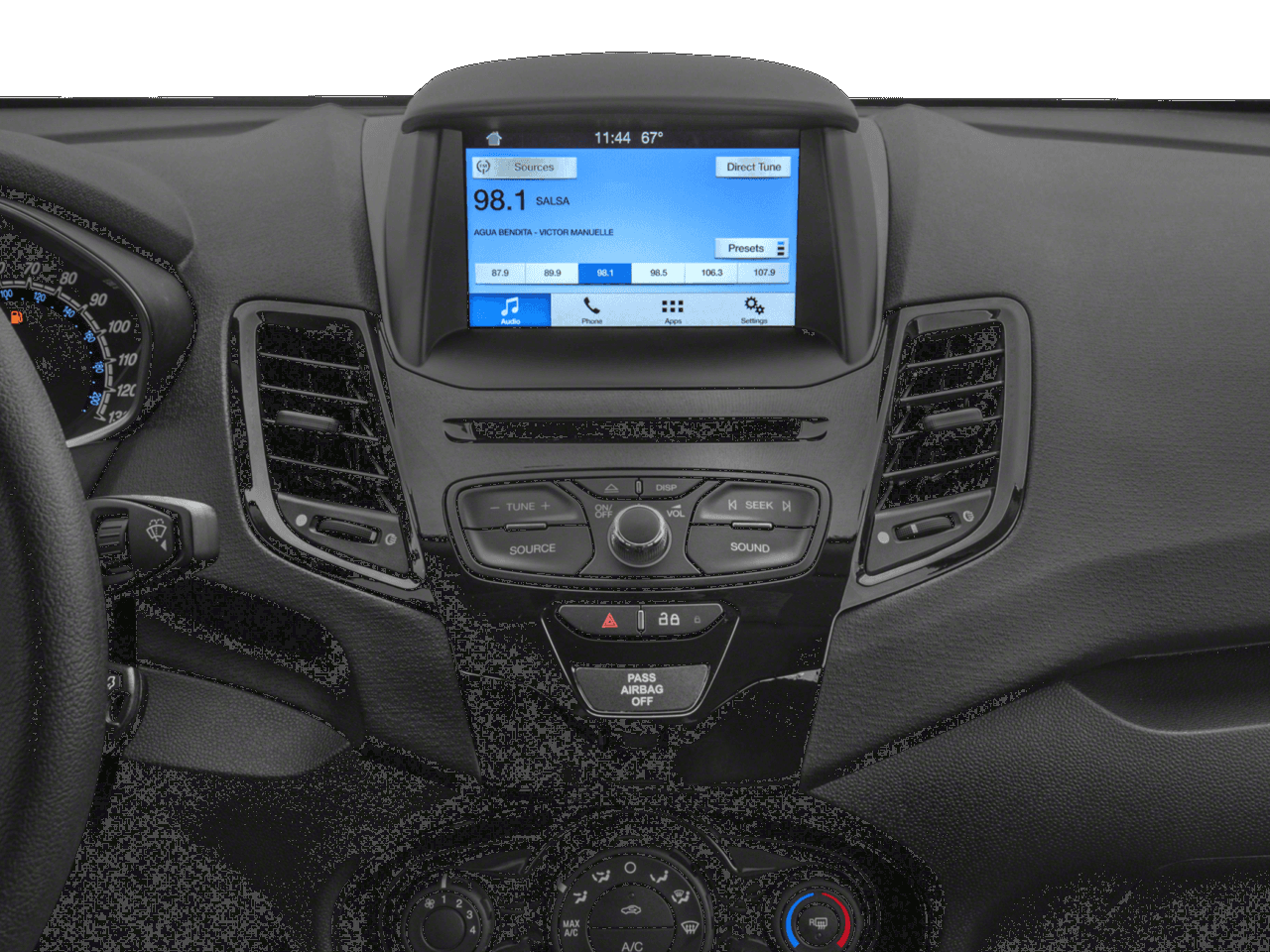 2017 Ford Fiesta S Hatch - Interior Stereo System