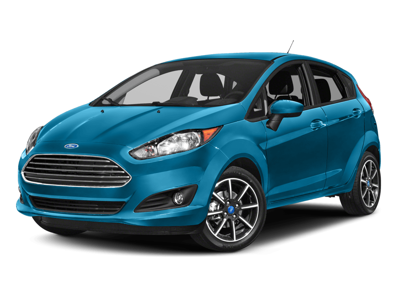 2017 Ford Fiesta SE Hatch - Front 3/4, facing to the left
