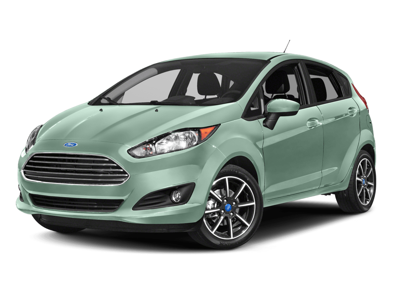 2017 Ford Fiesta SE Hatch - Front 3/4, facing to the left