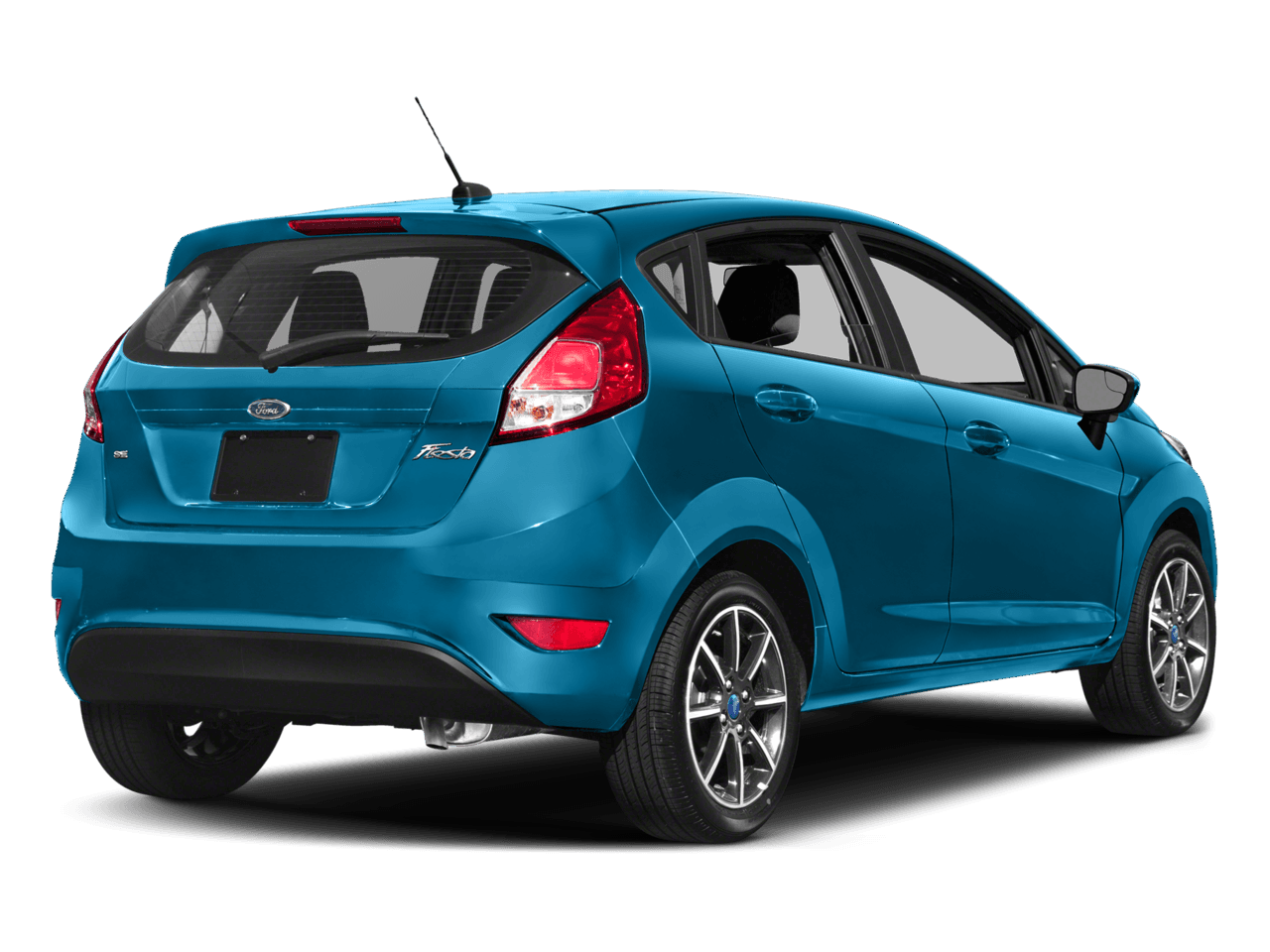 2017 Ford Fiesta SE Hatch - Rear 3/4, facing to the right