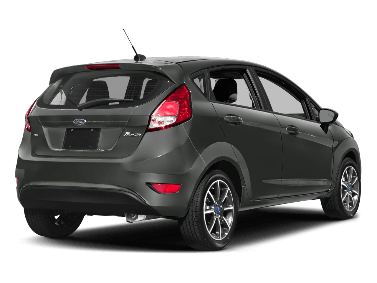 2017 Ford Fiesta SE Hatch - Rear 3/4, facing to the right