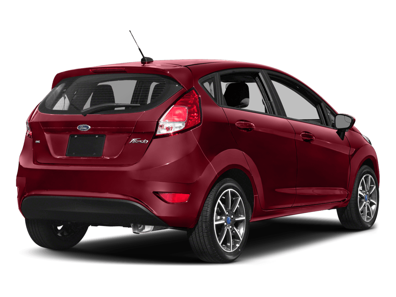 2017 Ford Fiesta SE Hatch - Rear 3/4, facing to the right
