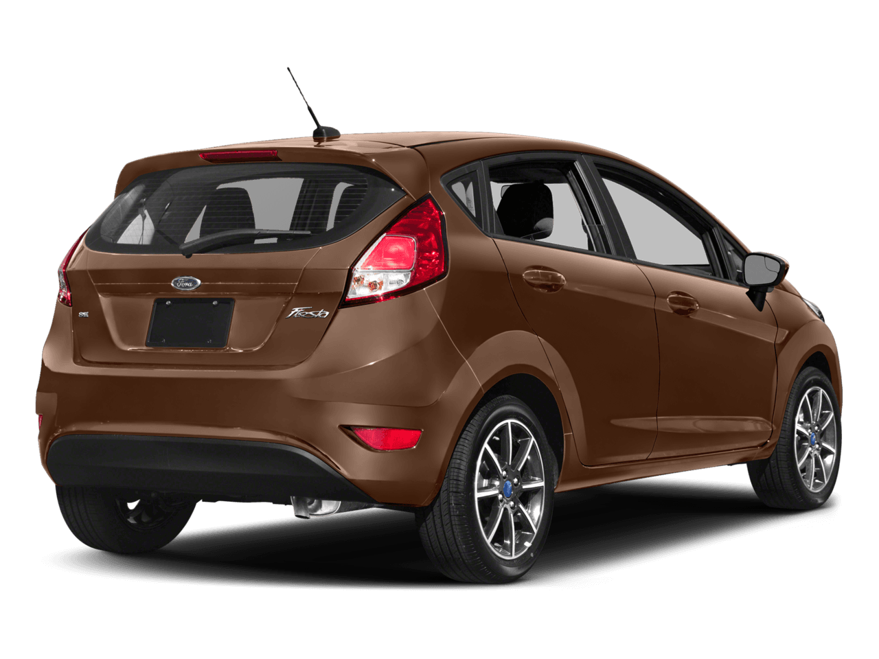 2017 Ford Fiesta SE Hatch - Rear 3/4, facing to the right