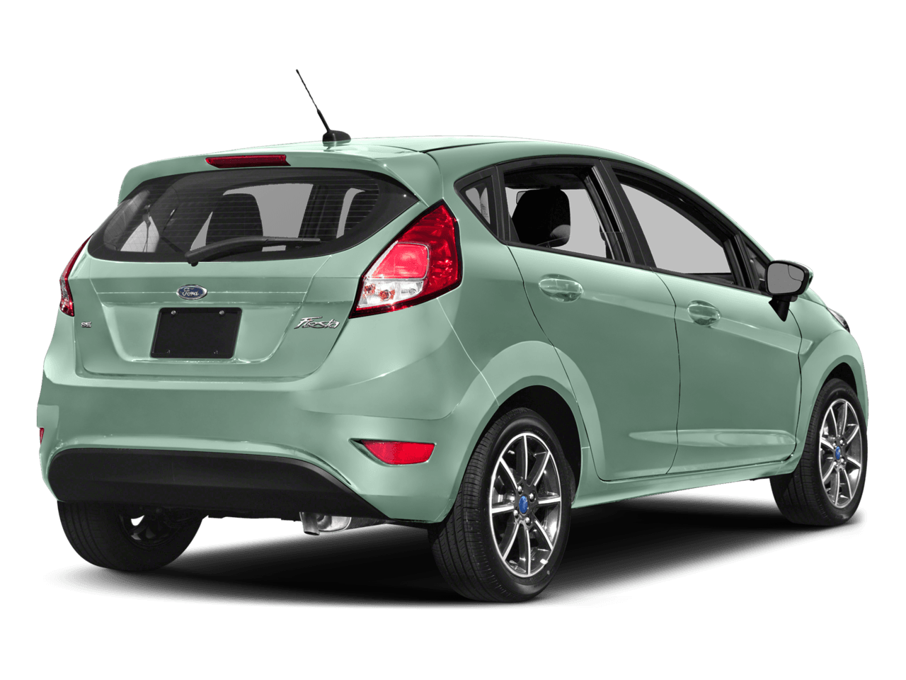 2017 Ford Fiesta SE Hatch - Rear 3/4, facing to the right