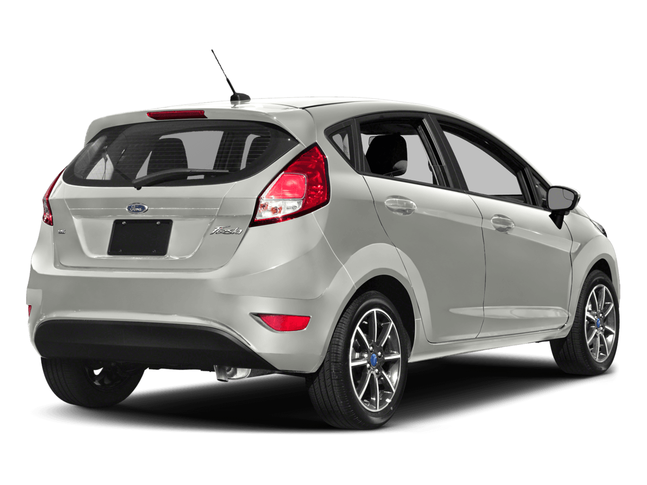 2017 Ford Fiesta SE Hatch - Rear 3/4, facing to the right