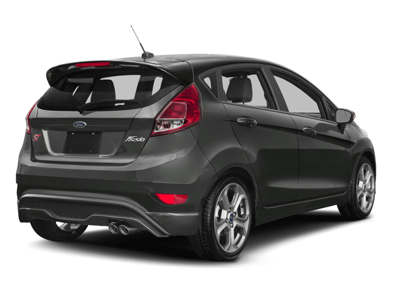 2017 Ford Fiesta ST Hatch - Rear 3/4, facing to the right