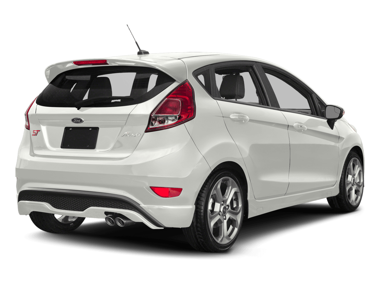 2017 Ford Fiesta ST Hatch - Rear 3/4, facing to the right