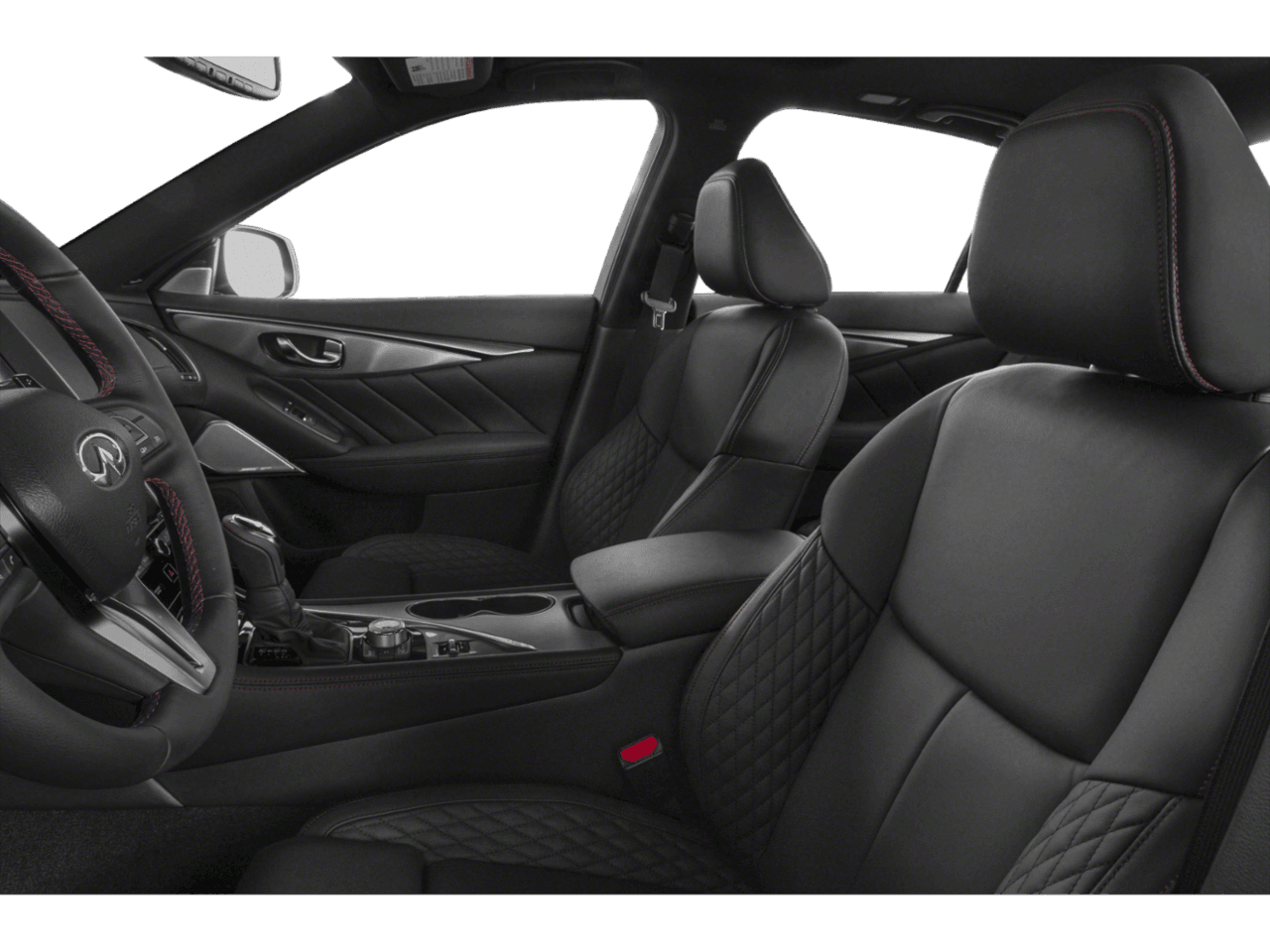 2018 INFINITI Q50 3.0t SPORT - Interior Driver's Side with Door Open, Front Seat Feature