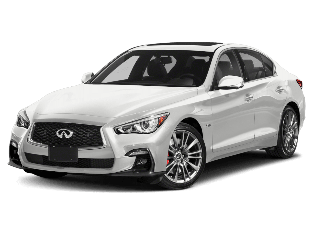2018 INFINITI Q50 RED SPORT 400 - Front 3/4, facing to the left