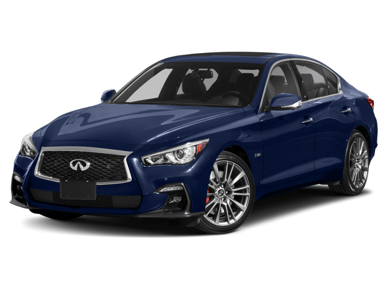 2018 INFINITI Q50 RED SPORT 400 - Front 3/4, facing to the left