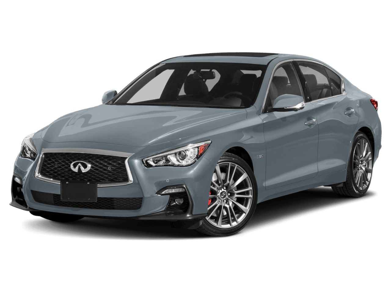 2018 INFINITI Q50 RED SPORT 400 - Front 3/4, facing to the left