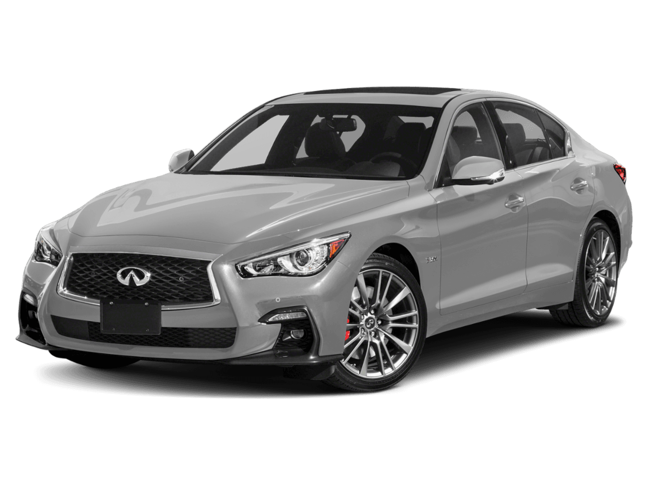 2018 INFINITI Q50 RED SPORT 400 - Front 3/4, facing to the left