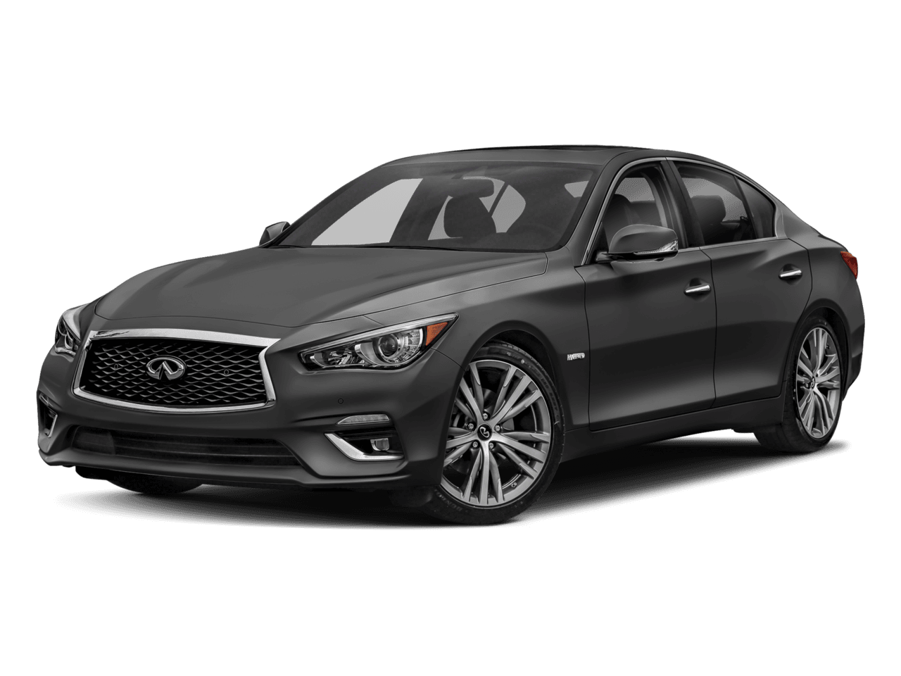 2018 INFINITI Q50 Hybrid LUXE - Front 3/4, facing to the left