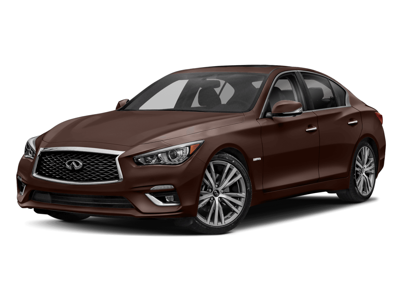2018 INFINITI Q50 Hybrid LUXE - Front 3/4, facing to the left