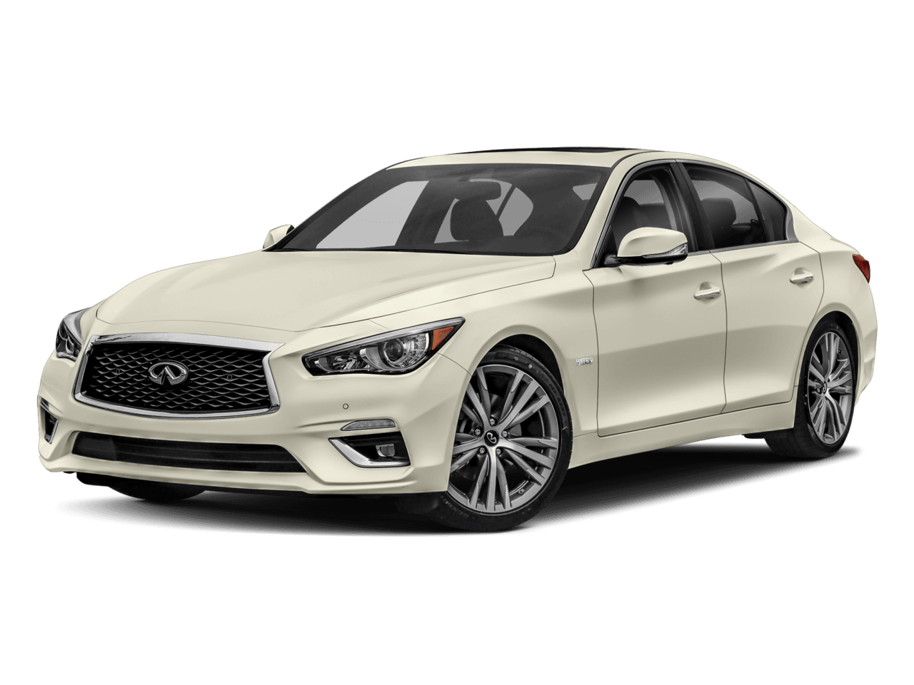 2018 INFINITI Q50 Hybrid LUXE - Front 3/4, facing to the left