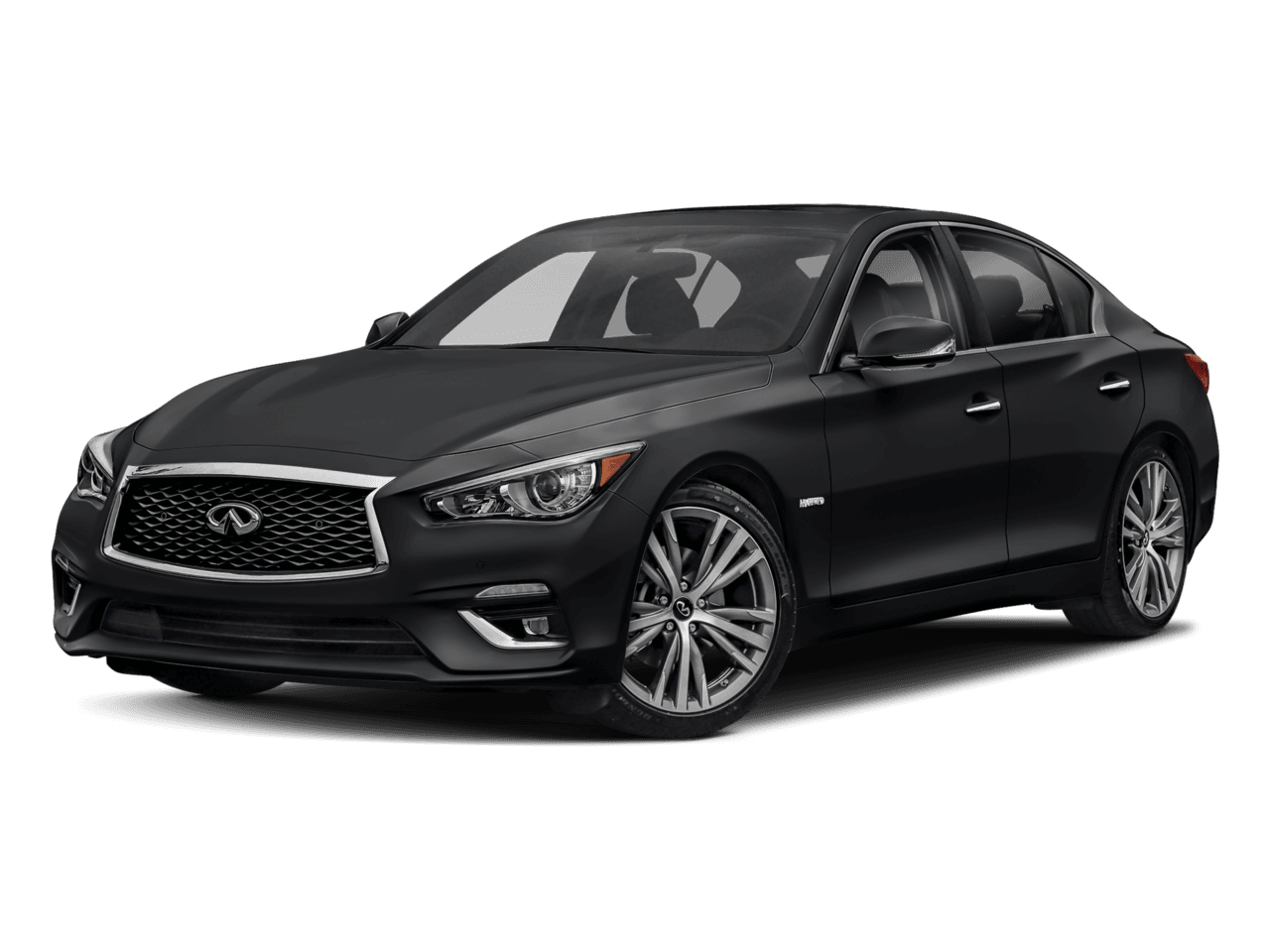2018 INFINITI Q50 Hybrid LUXE - Front 3/4, facing to the left