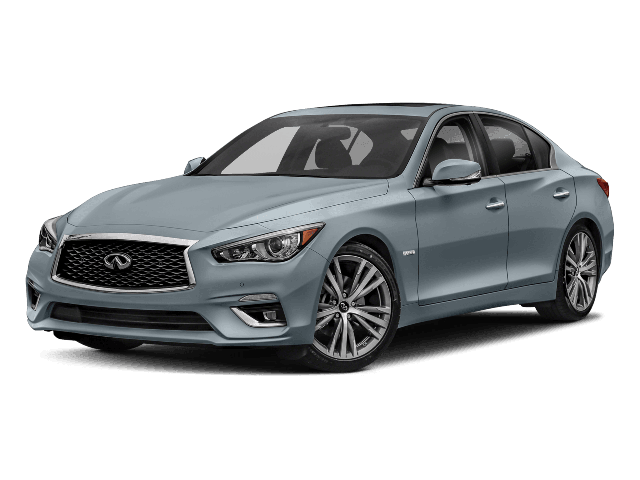 2018 INFINITI Q50 Hybrid LUXE - Front 3/4, facing to the left