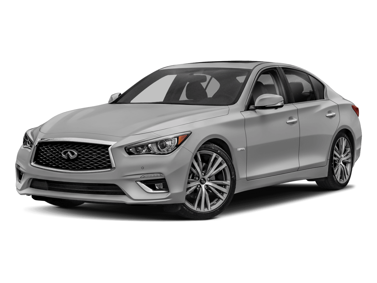 2018 INFINITI Q50 Hybrid LUXE - Front 3/4, facing to the left