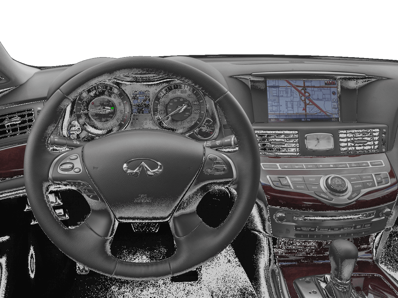 2018 INFINITI Q70 Hybrid LUXE - Interior Drivers Dash