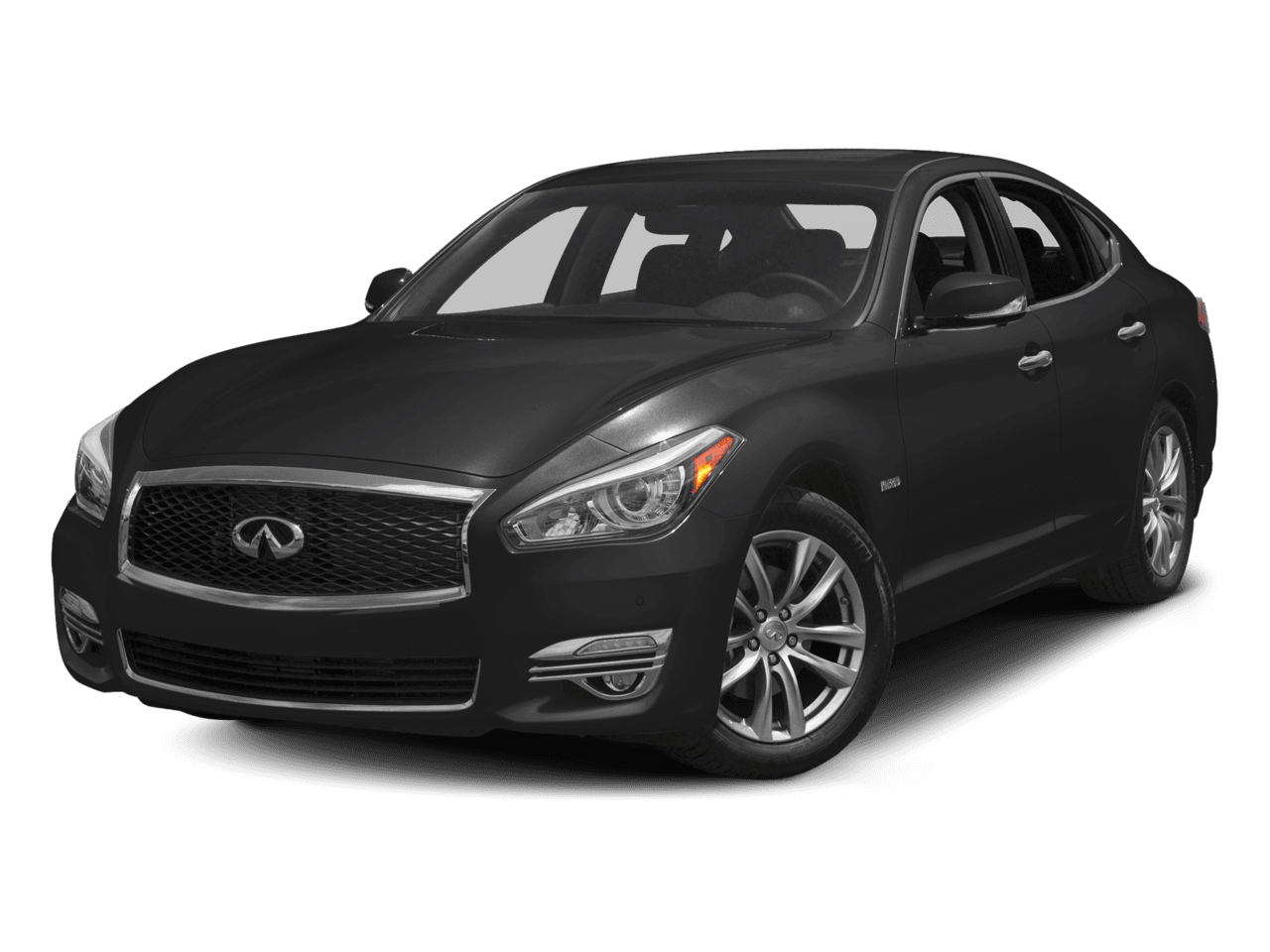 2018 INFINITI Q70 Hybrid LUXE - Front 3/4, facing to the left